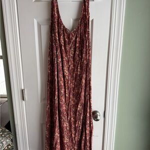 Old Navy Floral Dress in Red and Pink